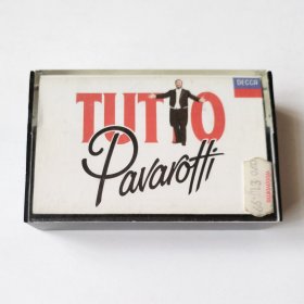 荷兰二类带 Luciano Pavarotti - Tutto Pavarotti 帕瓦罗蒂精选集 欧版磁带 双卡带套装 二氧化铬带 二手七成新 播放正常