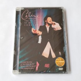 俄罗斯版 Celine Dion - The Colour Of My Love Concert 俄版DVD全新未拆 封膜侧边有破洞 席琳狄翁 席琳迪翁