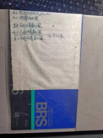 老录像带，索尼KCA—60BRS电视台1996年新闻素材，交警队列、经济信息等内容、新闻报道。