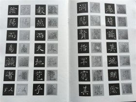 唐褚遂良书雁塔圣教序(共2册) 文物出版社蓝皮 整理:(日)荒金大琳//荒金治 褚遂良雁塔圣教序 褚遂良雁塔字帖