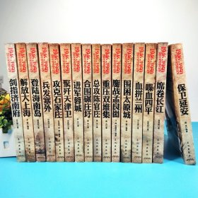 全套16册 国共生死决战全纪录丛书 中国军事大全1946-1950年纪实影像军事经典战役战争内战保卫延安解放大上海历史