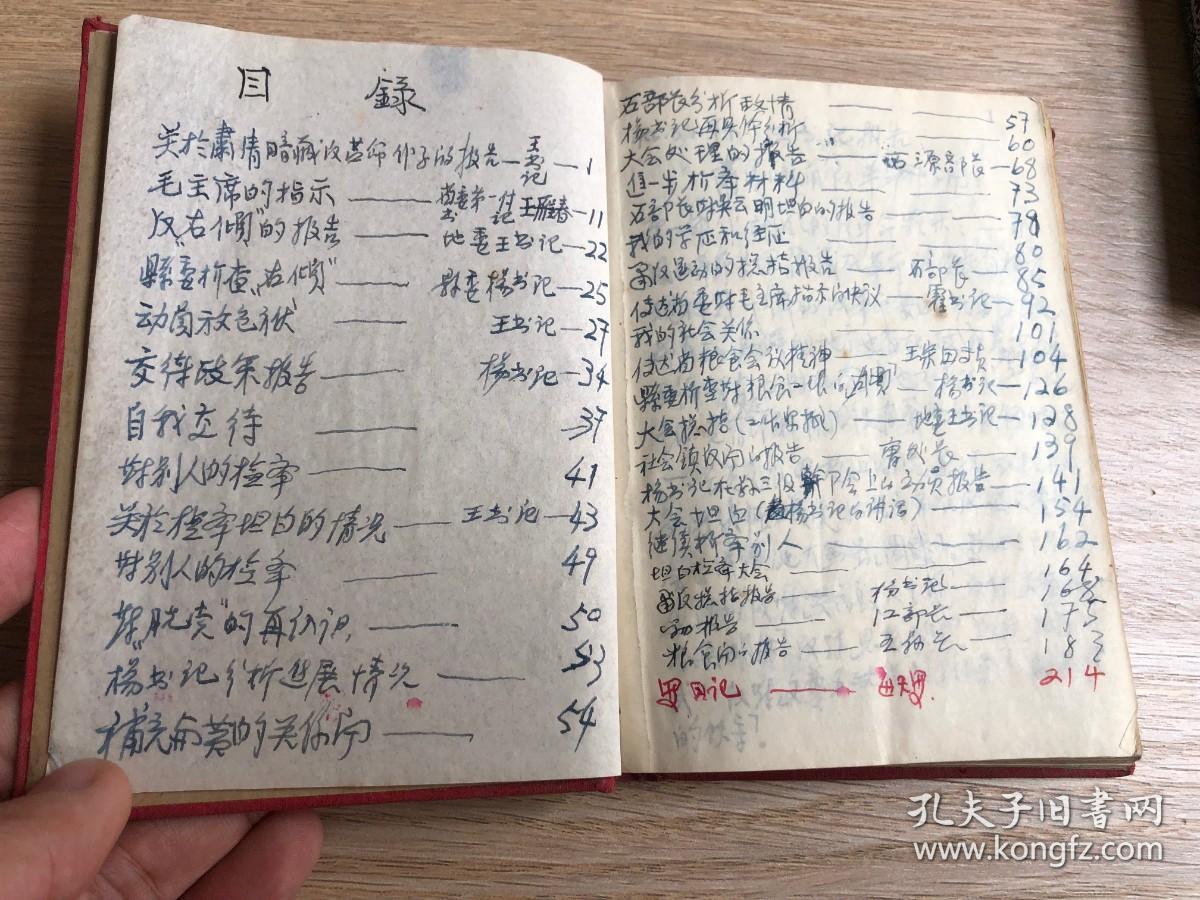 一个人的六本日记---方志刚--50-70年代的日记和工作记录--一共六本日记本，内容不错！由于图片受限分6个上传。第一本