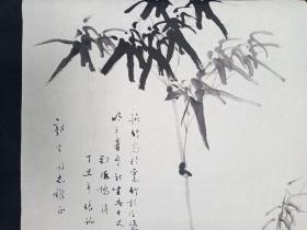 旧国画软片   四川画家  张老师   纯手绘 原稿原创 花鸟画真迹 画心软片 画心尺寸101*54厘米  Y144-47