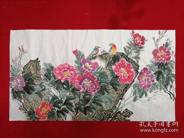 三尺整纸 花鸟画Y228-19