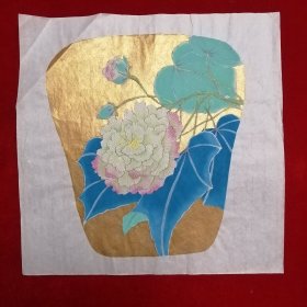 纯手绘  无款 工笔花鸟画 Y115-38