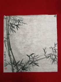 花鸟画【竹报平安】Y57-24