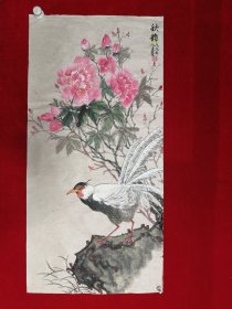 三尺整纸  花鸟画 秋韵 Y217-36