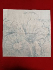 纯手绘 无章款 工笔花鸟画 Y222-41