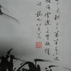 旧国画软片   四川画家  张老师   纯手绘 原稿原创 花鸟画真迹 画心软片 画心尺寸133*66厘米  Y143-2