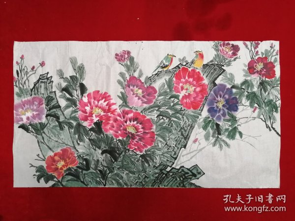 三尺整纸 花鸟画Y222-12