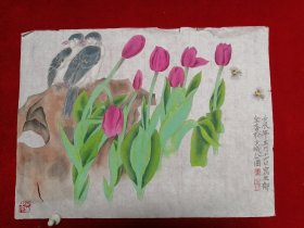 工笔花鸟画 Y149-32