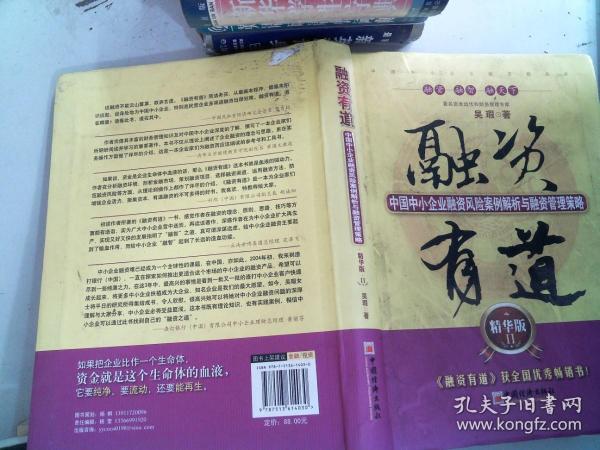 融资有道：中国中小企业融资风险案例解析与融资管理策略（精华版2）