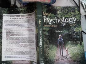 Myers' Psychology for AP Second edition  书脊变形书边有污迹