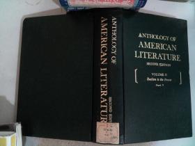 ANTHOLOGY OF AMERICAN LITERATURE
