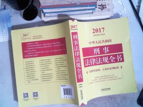 中华人民共和国刑事法律法规全书（含典型案例、立案及量刑标准）（2017年版）