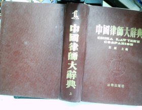 中国律师大辞典  上册