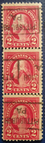 美国早期邮票，华盛顿总统，建国国父军事家政治家历史名人，3枚b