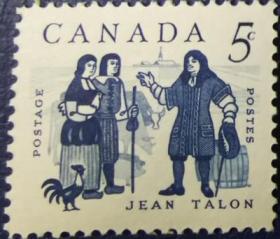 英联邦邮票J，加拿大1962年行政长官，赠送农民礼物， 1全