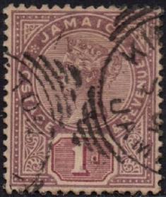英联邦邮票，英属牙买加1889年维多利亚女王