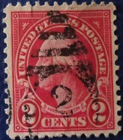 美国早期邮票，华盛顿总统军事家历史名人政治家建国国父，信销p