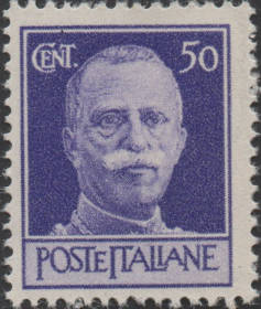 意大利邮票ZB2，1929-42年维克多.伊曼纽尔三世国王像，君主名人
