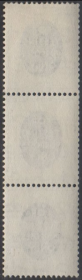 英国邮票，1952年试机印样（测试邮票），新，3连