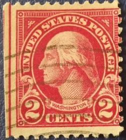 美国早期邮票，华盛顿总统军事家政治家建国国父历史名人、信销d