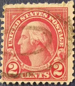 美国早期邮票，华盛顿总统建国国父军事家政治家历史名人，信销c