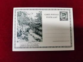 1930年比利时邮资片改值邮资 老邮资明信片