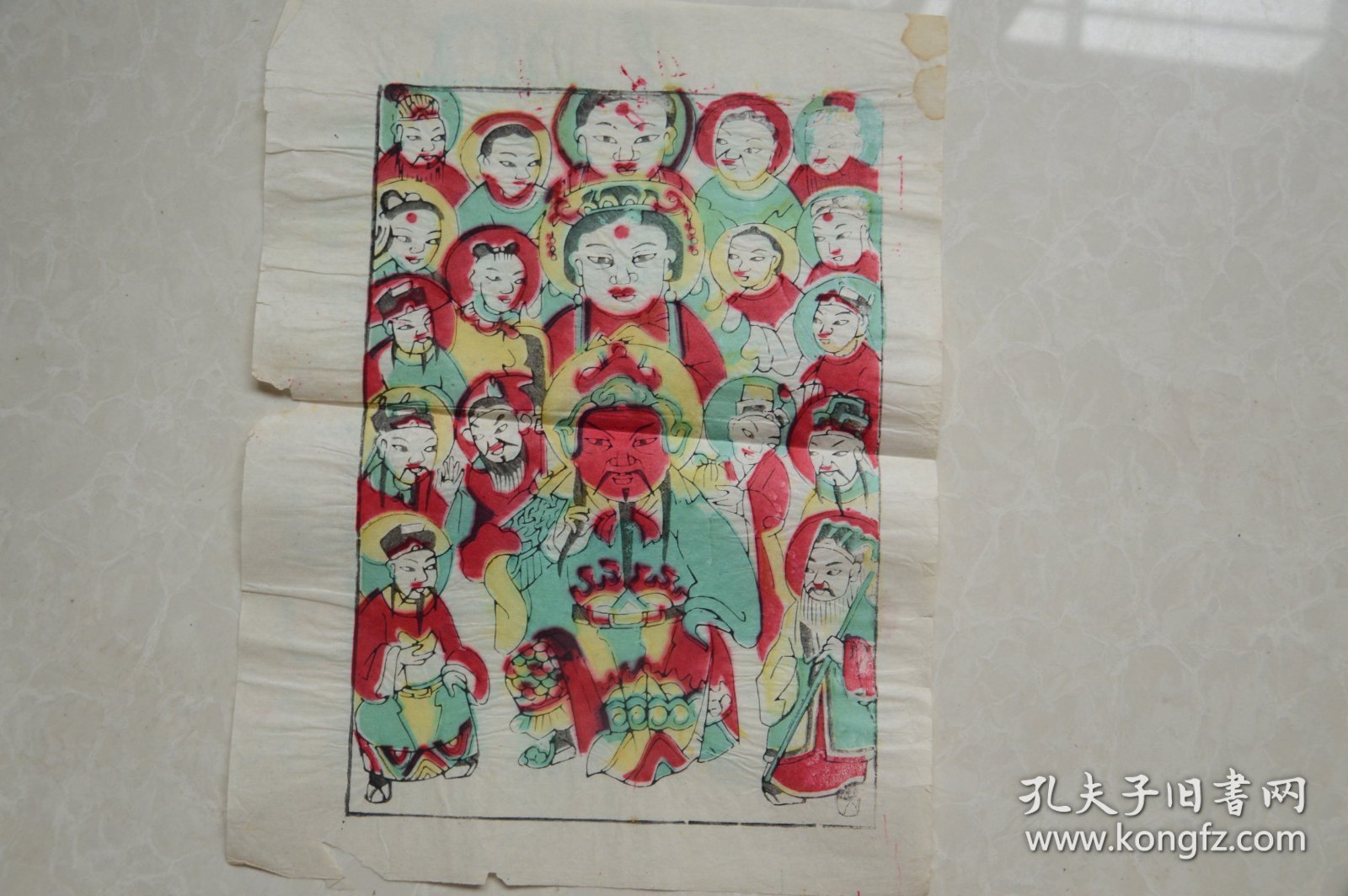 民间木板年画《全神像》（4、5）