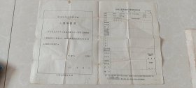中华人民共和国工会会员登记表，50年代，空白未使用。【对折发货】