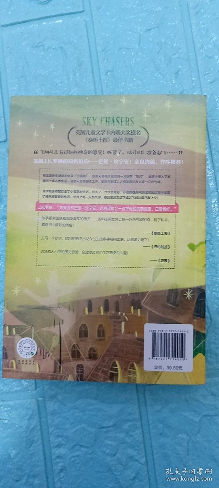 追逐天空的人——英国儿童文学卡内基大奖提名，《泰晤士报》最佳书籍。