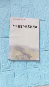 左云县文史资料【第十二辑】左云县古今地名对照表——政协主席阎荣作序。酿酒业、陶瓷砖瓦业、解放前商业商号，清末民国间中西药铺，清代古煤窑地名，