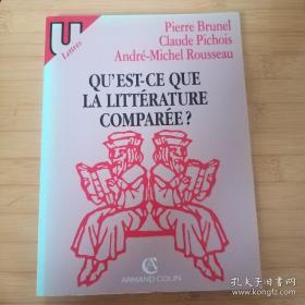 Pierre Brunel Claude Pichois / Qu'est-ce que la littérature comparée ? 布吕奈尔、毕舒瓦《何谓比较文学》 法语原版 大开本