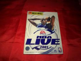 阿拉神灯【游戏光盘】 NBA LIVE2001（1CD+手册+用户注册卡）原盒包装，实物拍照所见即为所得