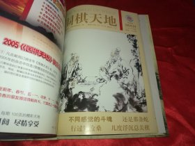 围棋天地，2004年合订本两册全24期，16开精装本，总计9厘米厚，私藏品佳