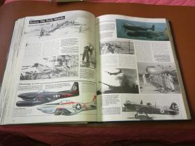 英文原版军事画册《THE BNYCLOPEDIA OF 20TH CENTURY AIR WARFARE》20 世纪空战百科全书（八开英文原版军事画册图文本）书籍非常厚重难得精品画册