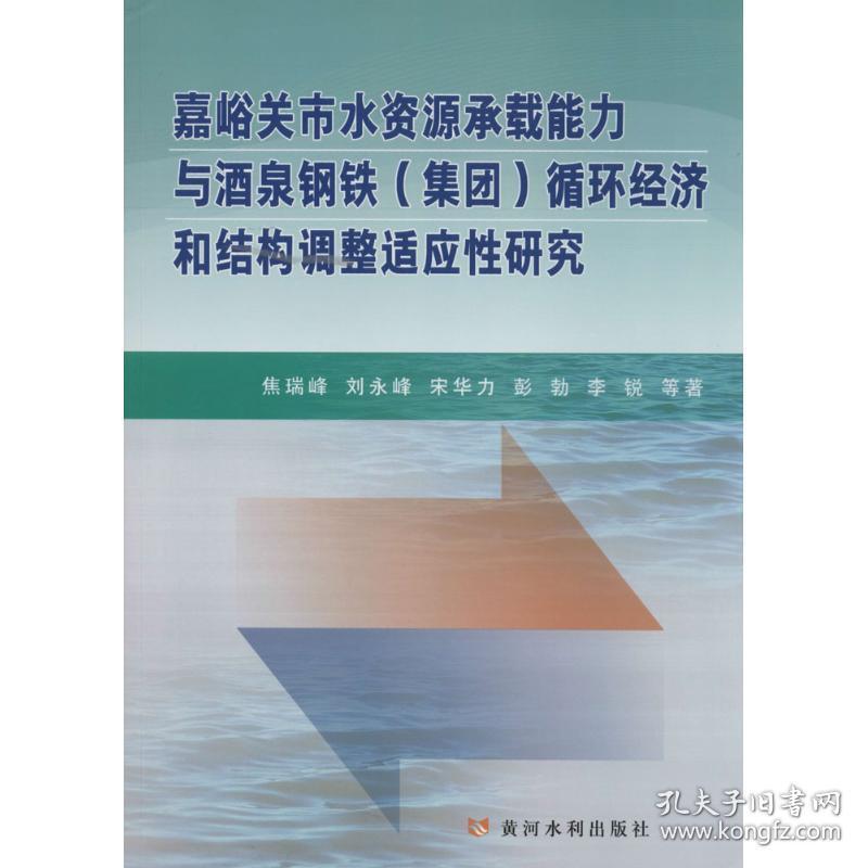 嘉峪关市水资源承载能力与酒泉钢铁(集团)循环经济和结构调整适应 研究焦瑞峰黄河水利出版社