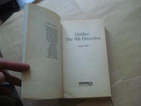 QUILLER:THE 9TH DIRECTIVE  英文原版