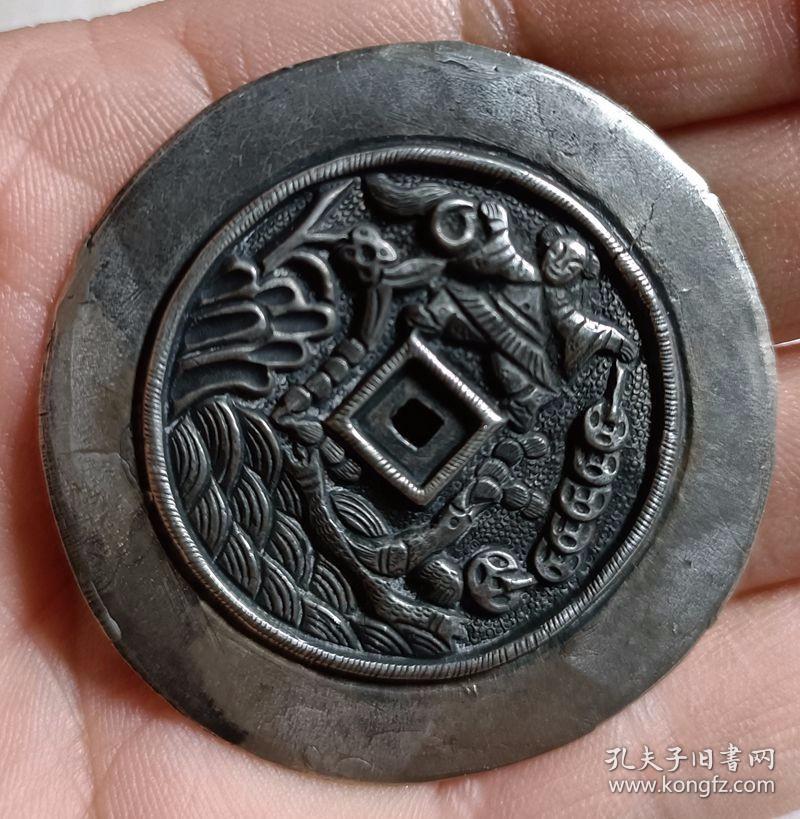 点击查看原图 厚重状元及第背人物银花(50*3重20g)