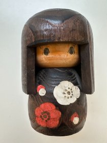 日本手工彩绘木雕