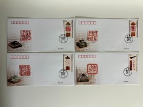 2022-16 2024-3中国篆刻第一二 组特种邮票总公司首日封一套8枚全