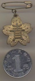 (319)日本多良村青年团老徽章