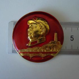 (像章6886)辽革站市政联委9品
