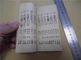 古籍宣纸旧抄本民国至国初万年历,民国2年庚戌开始,1册
