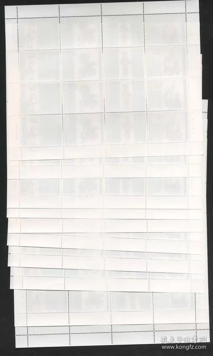 可单出2000-6木兰从军邮票完整大版原胶全品10版军旅题材民间故事