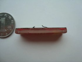 小像章(1421)为人民服务有机玻璃章