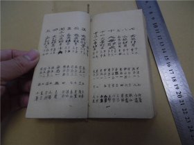古籍宣纸旧抄本民国至国初万年历,民国2年庚戌开始,1册