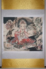 珂罗版 法海寺《水月观音》 观世音菩萨画像