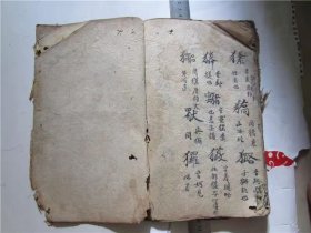 古籍宣纸线装书旧刻本字汇，存己集，一册